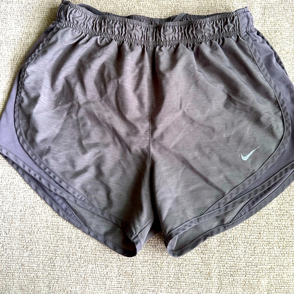 Nike gray running shorts